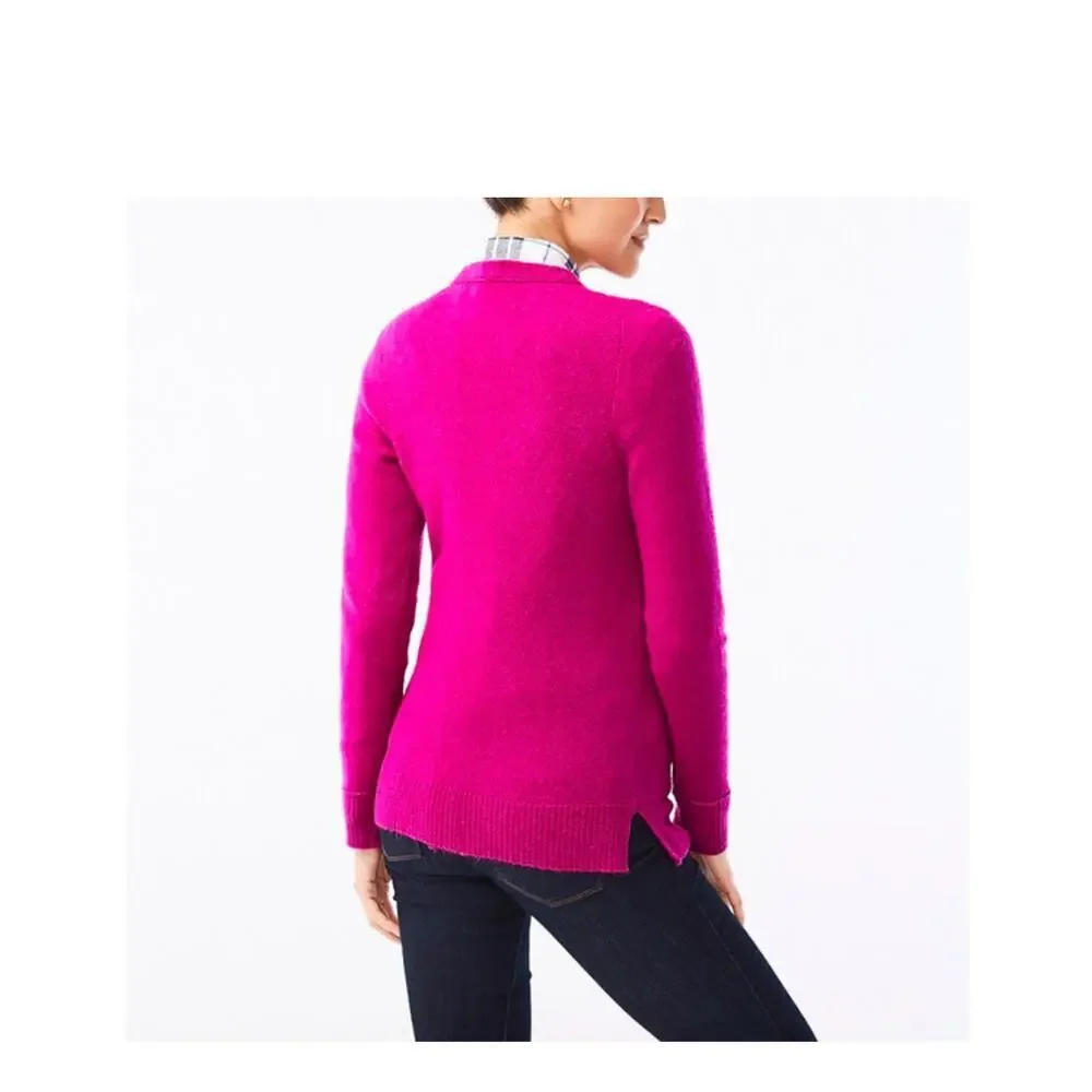 J.Crew Women's Extra Soft Crewneck Sweater Women’s Medium Pink Cozy Knit